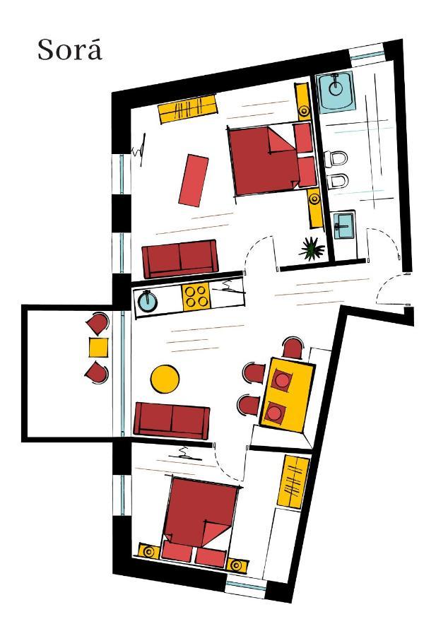 Ciasa Somuer - Sora Apartment San Vigilio Di Marebbe Ngoại thất bức ảnh